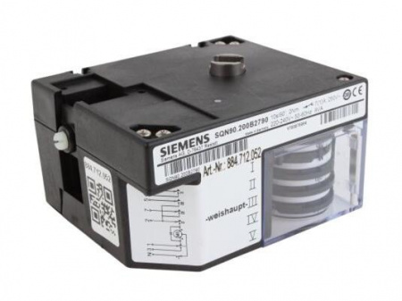 Привод воздушной заслонки Siemens SQN90.200B2790